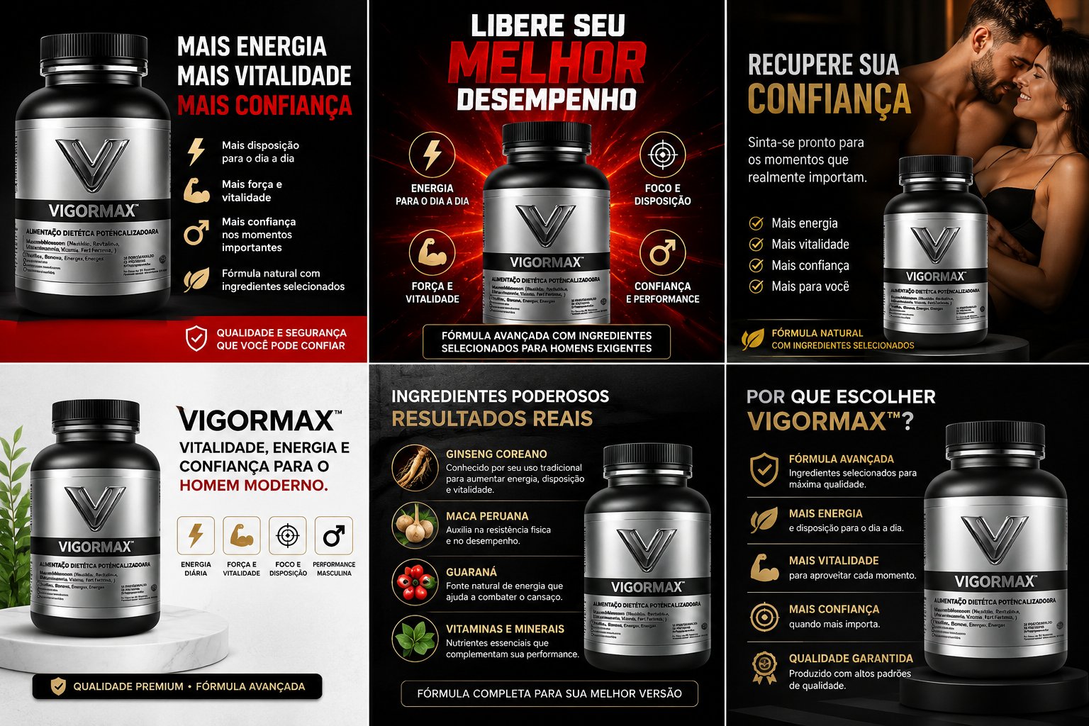 VigorMax™ — Vitalidad, Energía y Confianza para el Hombre Moderno